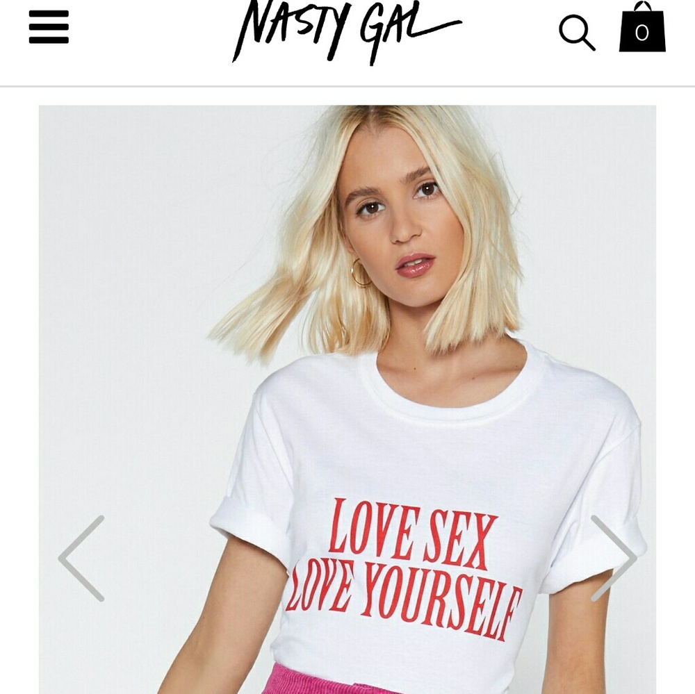 Nasty Gal Love Sex Love Yourself tee